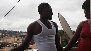 African street whores get fucked outdoors