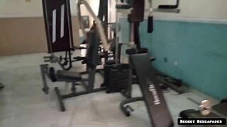 gym instructor seduced by big ass 45 years old client fucks her horny pussy with his bbc