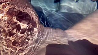 Artemisia love pussy fingering session in the jacuzzi pov