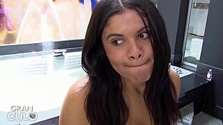 colombian latina teen vick valencia rides big dick stranger