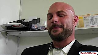 Busty Blonde Babe Fucks Manager Hard In Office