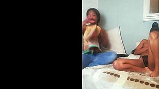amateur horny black lesbians pussy eating sextape