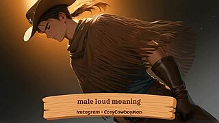 male loud moaning during solo