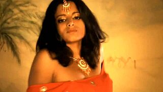 indian lady does her sacred ritual
