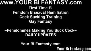 suck dick for me like a good little bisexual slut