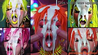 hot girls do facials