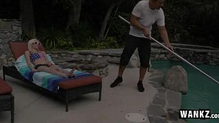 insatiable blonde mommy bedroom anal