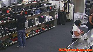 Big booty latina bent over for doggystyle fun