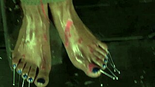 Bdsm sub nikki darling feet pierced