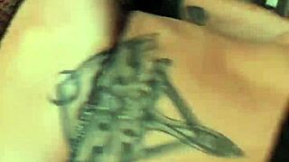 tattooed petite slut rides that huge cock pov