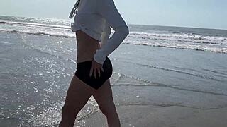 me follo a mi hermanastra despues de un dia de playa