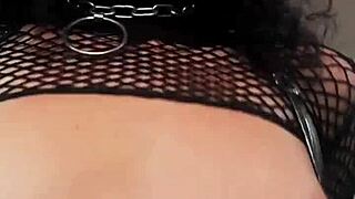 tattooed petite slut rides that huge cock pov