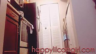 Girl ignores you cleaning kitchen giantess recording