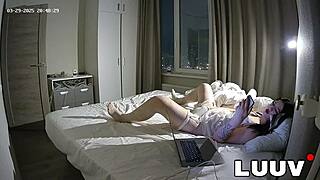 Luuv a real girlfriend makes a homemade video for her fans out of loneliness