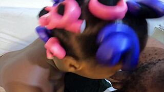 Hot girl sucked his cock