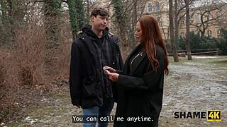 shame4k redheaded milf met young guy and had sex