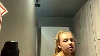 Double penetration destroys fat teen in gym!