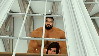 Heyward shows neighbor the cumback workout routine!