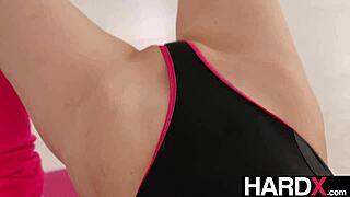 Lexi lunas brunette beauty gets stretched and smashed