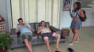 i fuck my step sons nerdy best friend and swallow