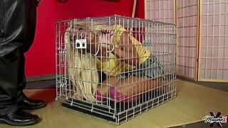 bj slave maxine x got free by scott rhodes she dildo fucks herself
