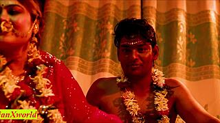 Marriage night romantic sex with new wife suhagrat