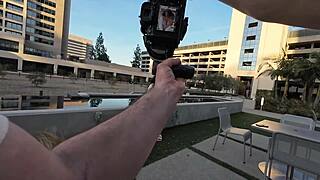 Young black babe fucks photographers huge dick
