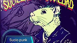 Hardcore punk band plays loud dirty riffs