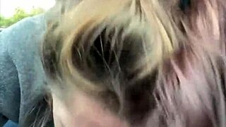 hooker finishes customer with a full cum swallow