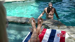 a classic rich american wife explores hotwife lifestyle in retro scenes