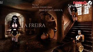o halloween da freira