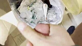 Fucking my doll while watching porn and releasing a cum load at the end