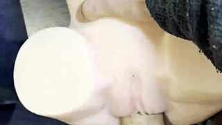 Fucking my doll while watching porn and releasing a cum load at the end