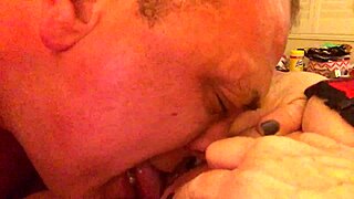 Granny carmen licks pussy and makes her cum