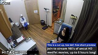 human guinea pig gets mandatory hitachi orgasms from nurse