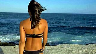 Chill relaxing bikini babes posing