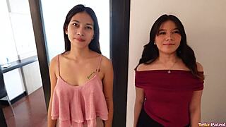 trikepatrol two pinay friends try foreign cock in threesome