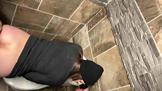sneaking in public restroom and sex with hotel door open anyone invited