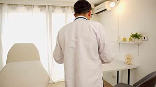 beautiful skinny latina rides huge doctor dick with pink pussy