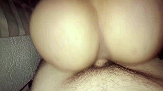 Stepsister rides reverse cowgirl then gets creampie