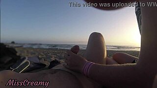 Flashing My Cock In Front Of My Stepdaughter In A Public Beach And She Makes Me Cumshot In Front Of Everyone - Real Sex Risky