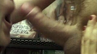 bocca e fica in videoteca with redhead milf