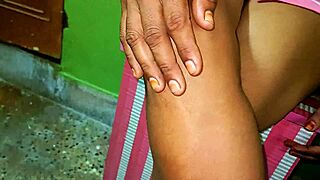 ammu shows sweet pussy and oil massage 38