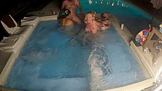 hot tub foursome with deliah grace and jazmine cruz