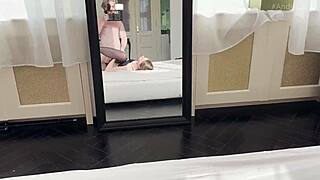 Milf does ass to mouth pov anal creampie. She gags hard.