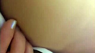 Steffi dances in white satin showing her pussy