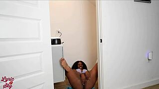 Waxing Hairy Ebony Pussy First Time