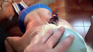 Milf always drops to knees sucking cocks deep in pov
