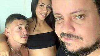 i fucked the hot lactating pregnant wife in front of her cuckold husband while she moaned
