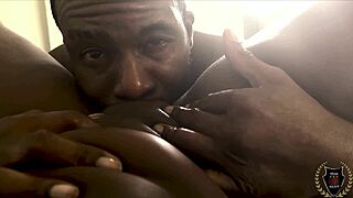 Class call from curvy kenyan ebony leads to rough bedroom fuck